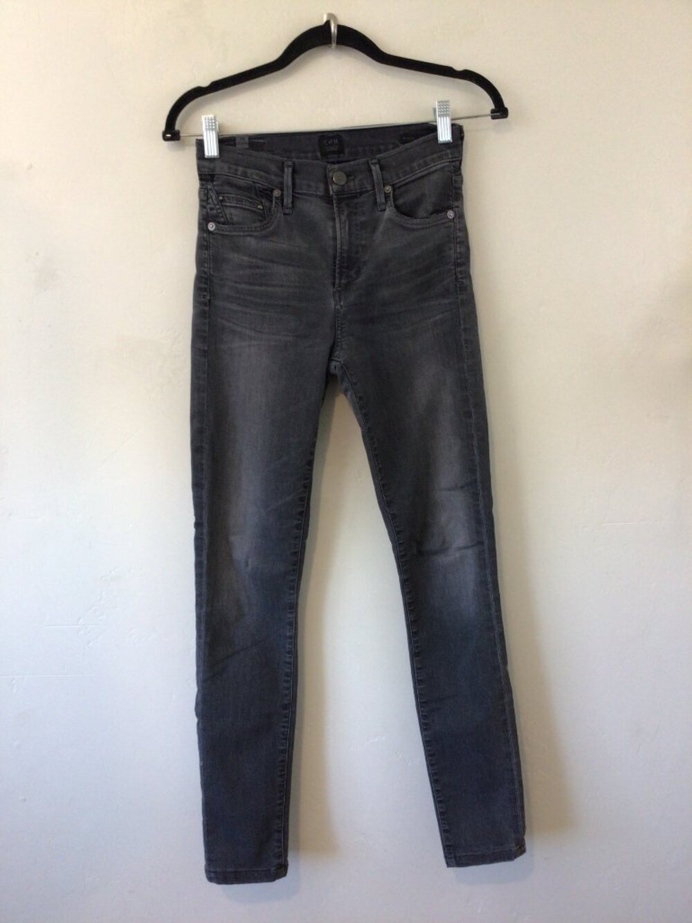 COH Citizens of Humanity Rocket High Rise Skinny Black Jeans